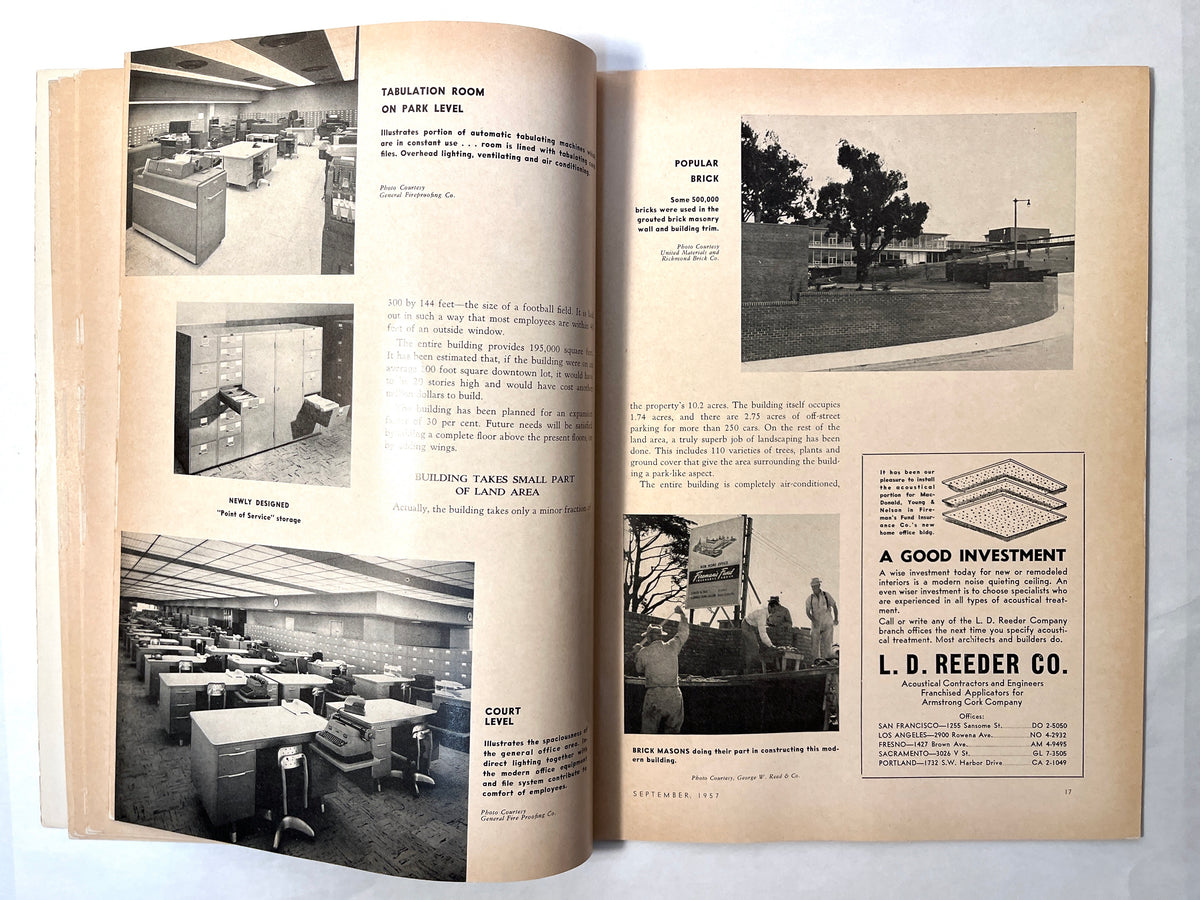 Architect and Engineer, September 1957, Vol. 210 No. 3, Very Good