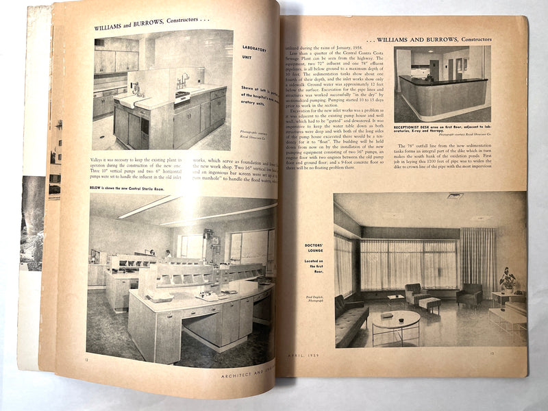 Architect and Engineer, April 1959, Vol. 217 No. 1, Very Good