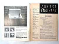 Architect and Engineer, December 1958, Vol. 215 No. 3, Good.