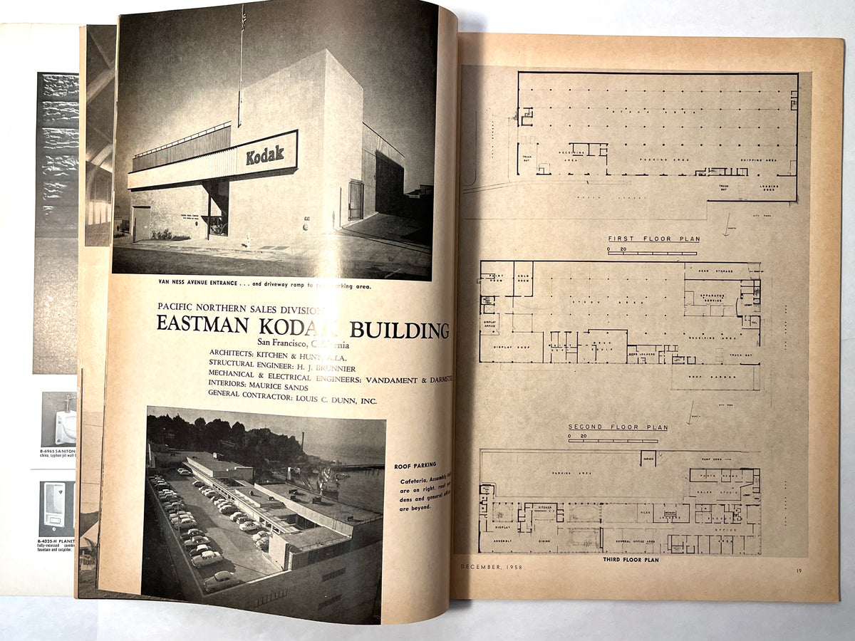 Architect and Engineer, December 1958, Vol. 215 No. 3, Good.