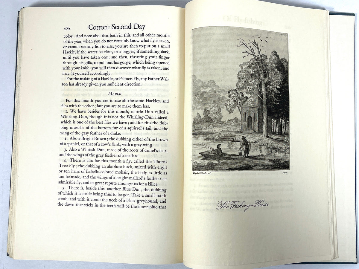 Izaak Walton, The Compleat Angler, Douglas W. Gorsline, SIGNED, 1948, VG HC