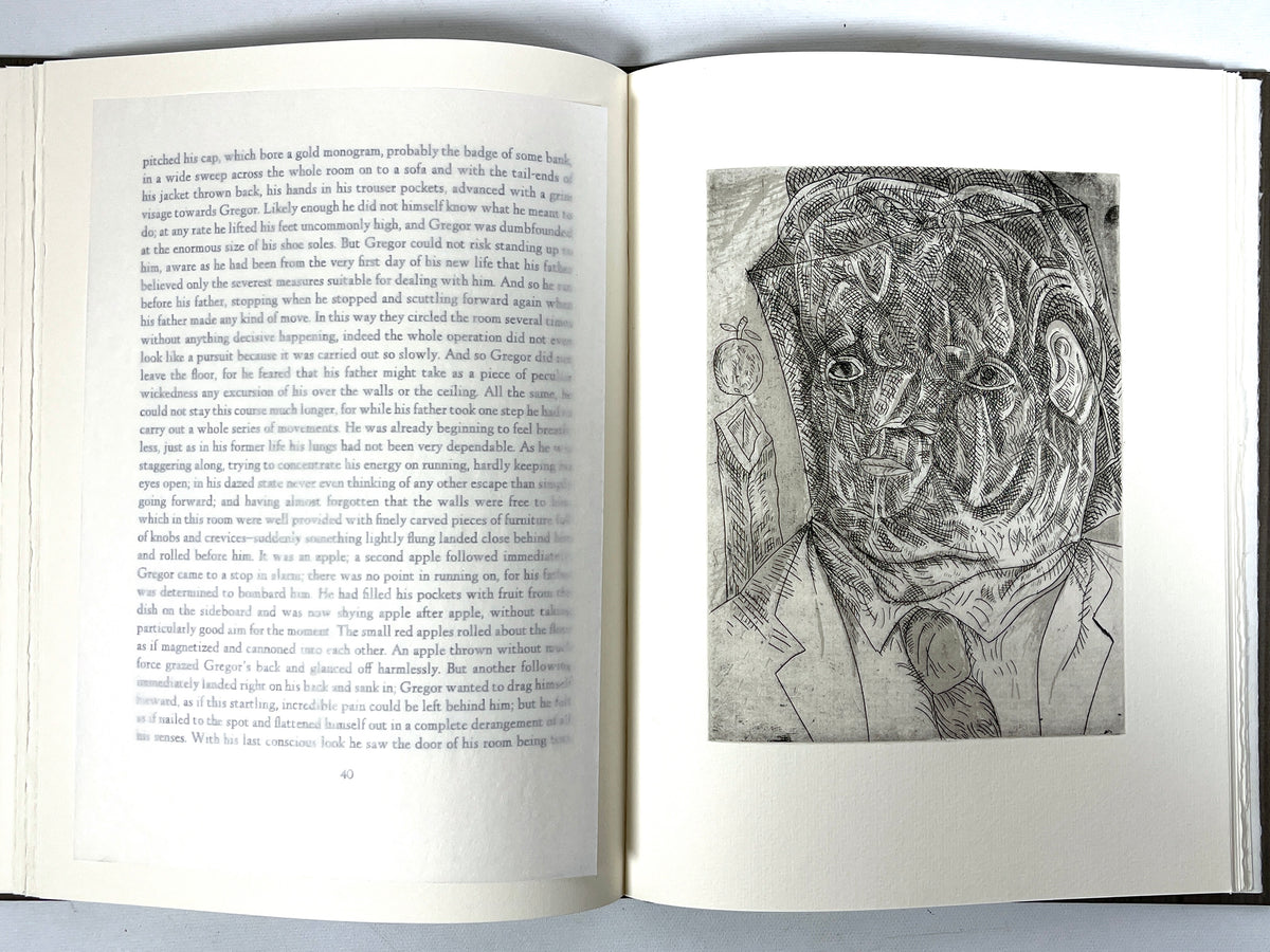 Kafka, Metamorphosis, José Luis Cuevas, SIGNED, 1984, Very Good+ hardcover w/slipcase