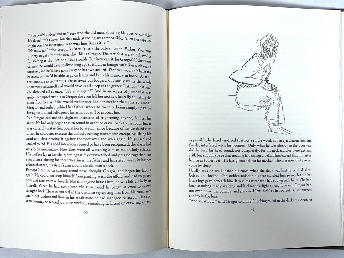 Kafka, Metamorphosis, José Luis Cuevas, SIGNED, 1984, Very Good+ hardcover w/slipcase