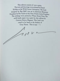 Kafka, Metamorphosis, José Luis Cuevas, SIGNED, 1984, Very Good+ hardcover w/slipcase