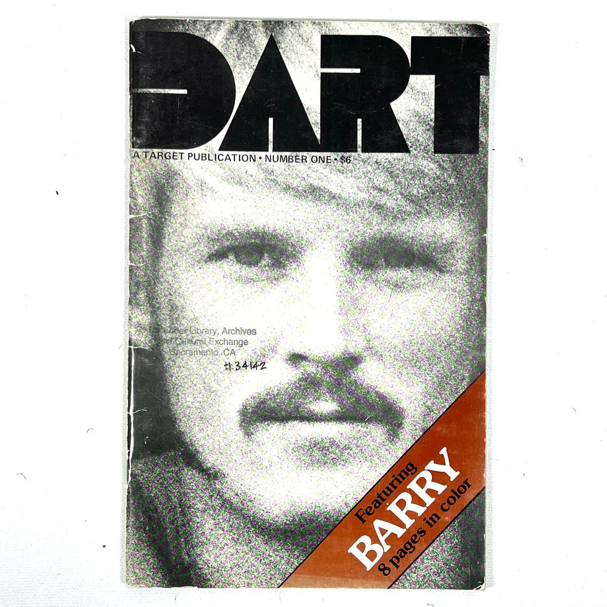 DART Number One, Target Studios 1974, VG SC staplebound, gay interest