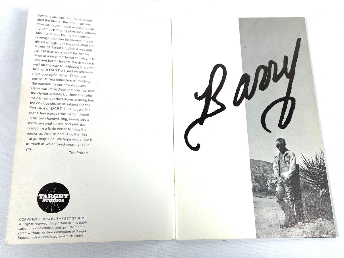 DART Number One, Target Studios 1974, VG SC staplebound, gay interest