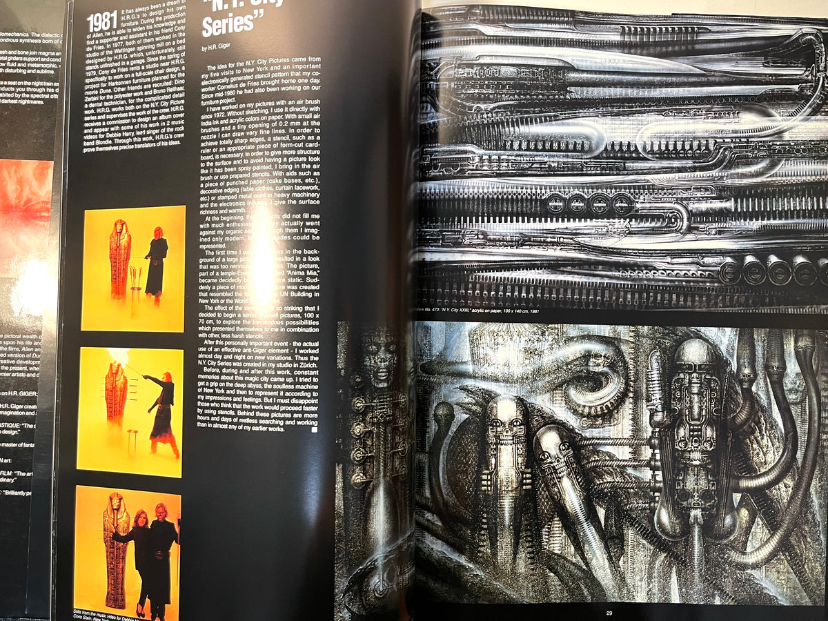 H. R. Giger's Biomechanics, Morpheus International, 1990, 1st Am. Ed., Good w/DJ