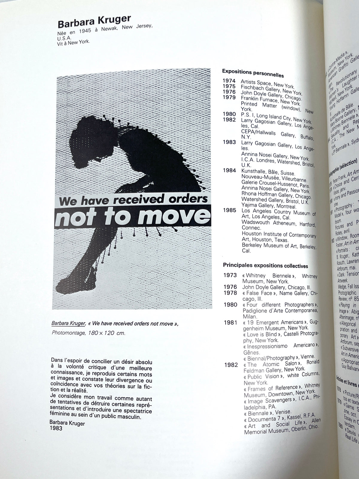 New York: Ailleurs et Autrement, Musee D'Art Moderne de la Ville de Paris, 1984, VG SC