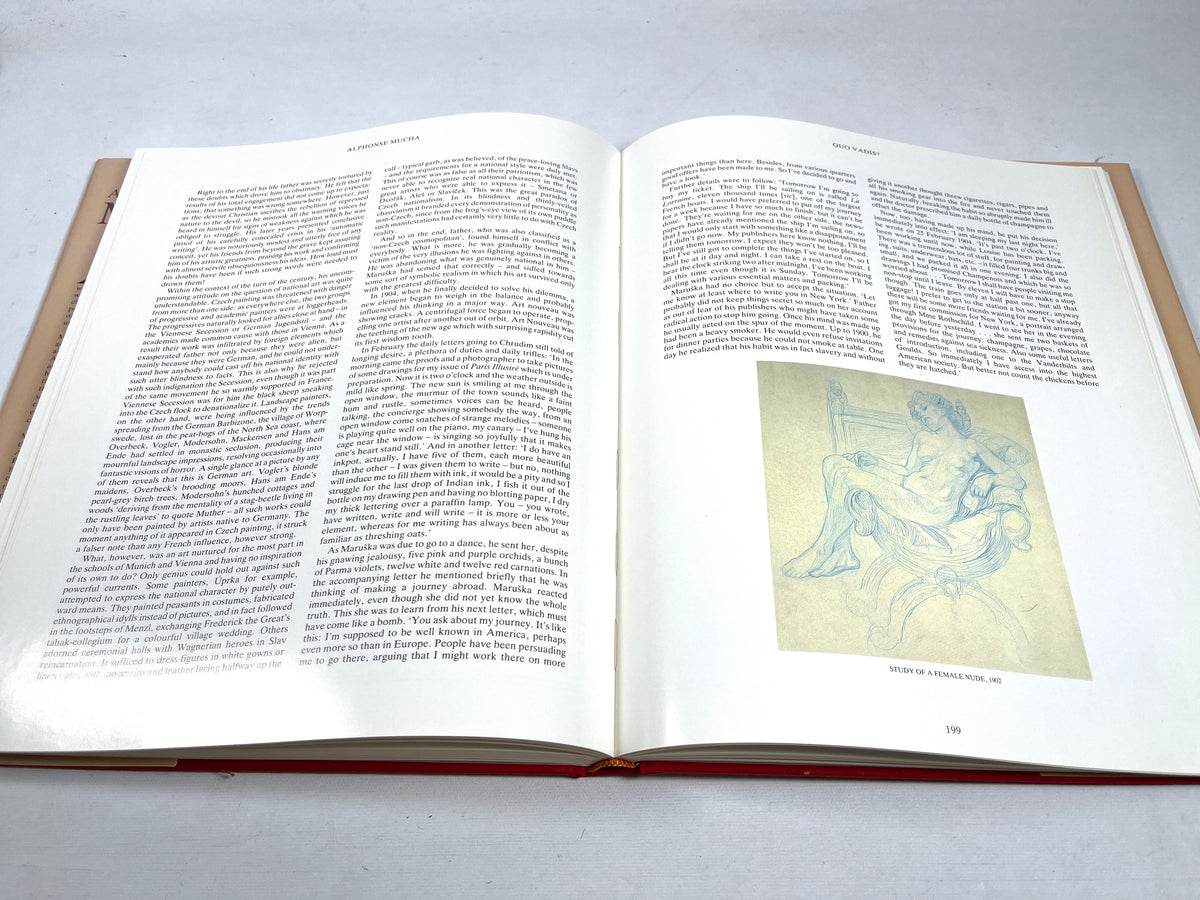 Alphonse Maria Mucha: His Life and Art, Rizzoli International, 1989, Near Fine HC w/DJ