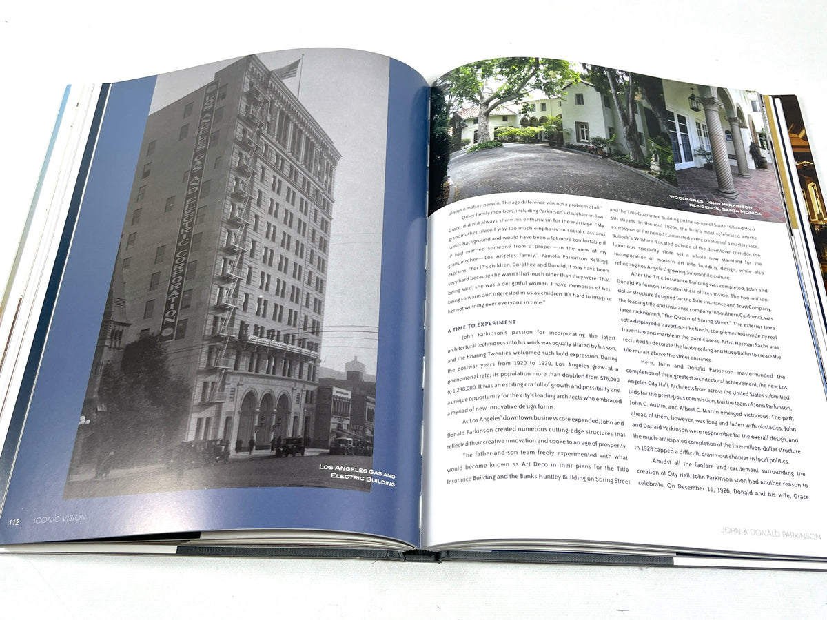 Iconic Vision: John Parkinson, Architect of Los Angeles, 2013, Near Fine hardcover w/DJ
