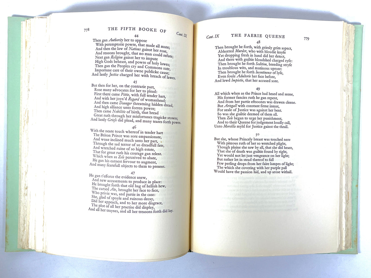 Spenser, The Faerie Queene, 2 Vols, Agnes Miller Parker, SIGNED, 1953, NF HC w/DJ+slipcase