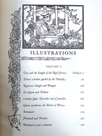 Spenser, The Faerie Queene, 2 Vols, Agnes Miller Parker, SIGNED, 1953, NF HC w/DJ+slipcase