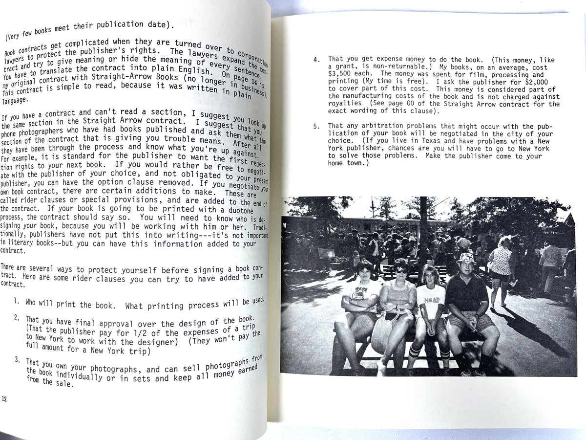 Bill Owens, Publish Your Photo Book (A Guide to Self-Publishing), 1st Print, 1979, VG+ SC