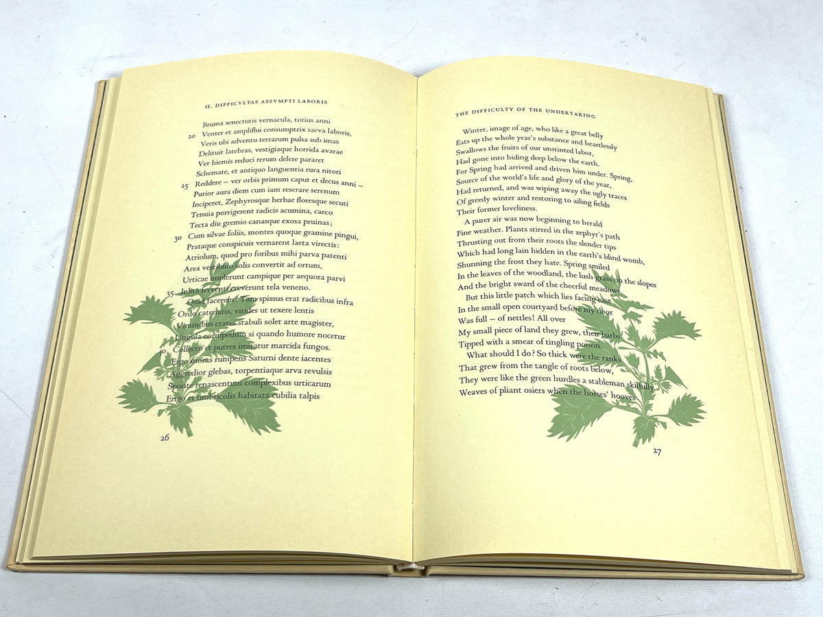 Walahfrid Strabo, Hortulus, Hunt Botanical Library 1966, VG hardcover