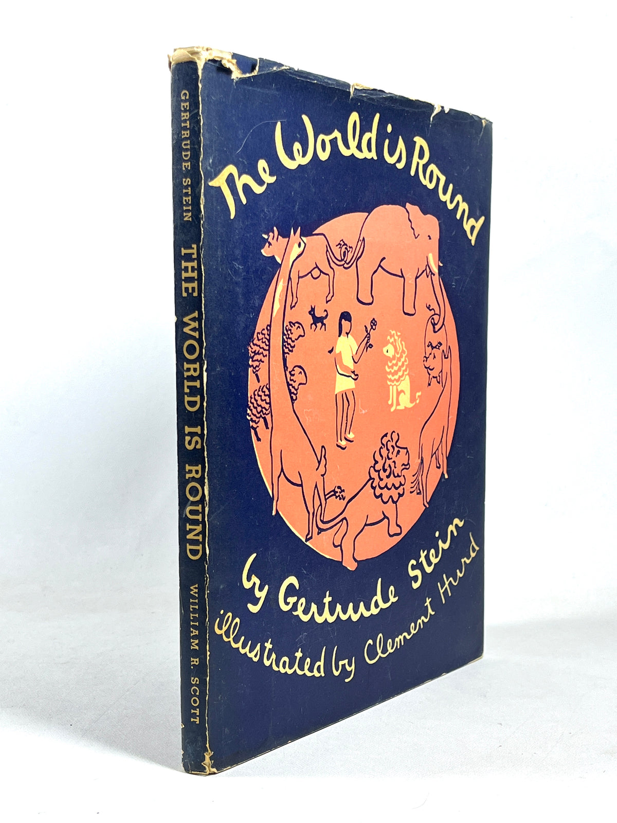 Gertrude Stein, Clement Hurd (illus), The World is Round, William R. Scott 1939, VG HC, First edition