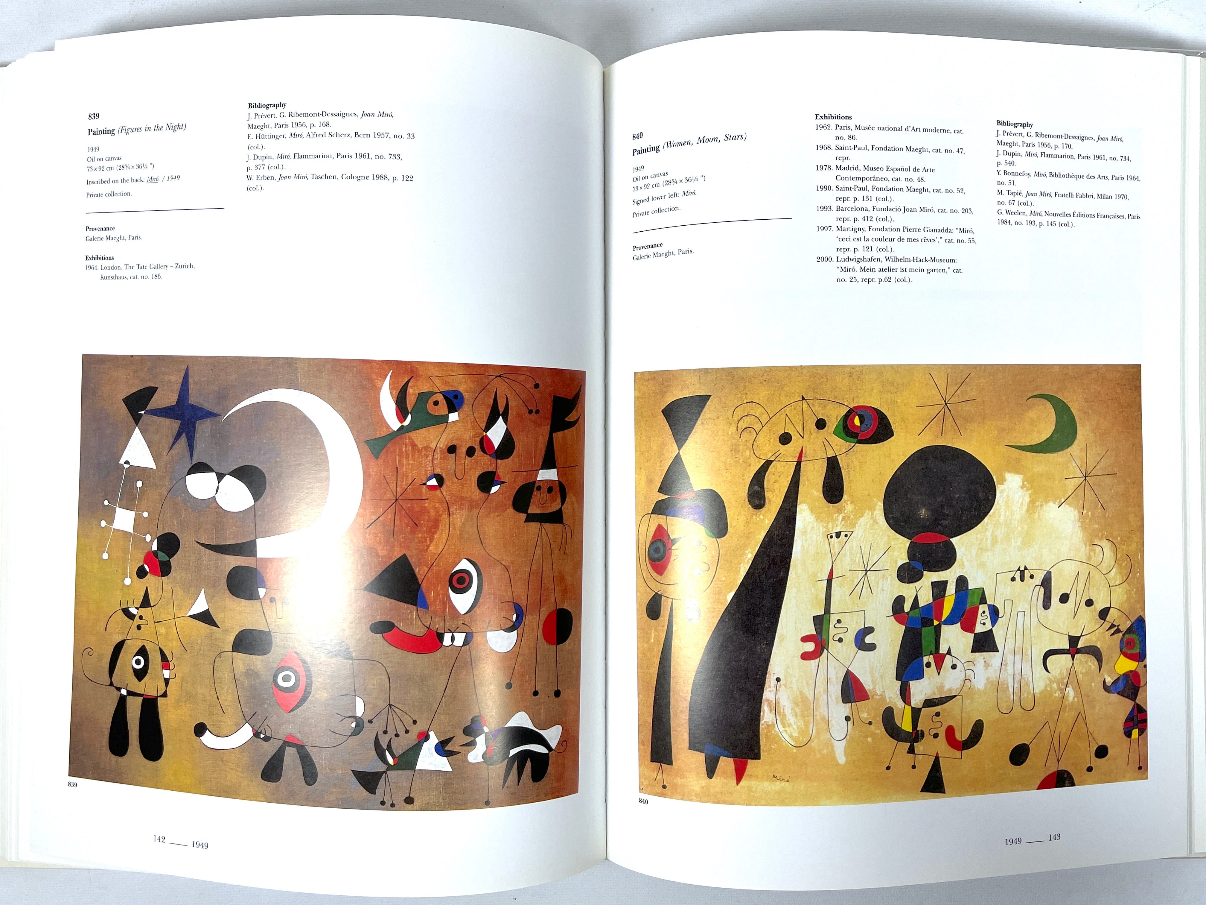 Joan Miró: Catalogue raisonné, Paintings, Volume III: 1942-1955