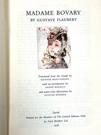 Madame Bovary, Gustave Flaubert, Gunter Böhmer, Limited Editions Club, 1938