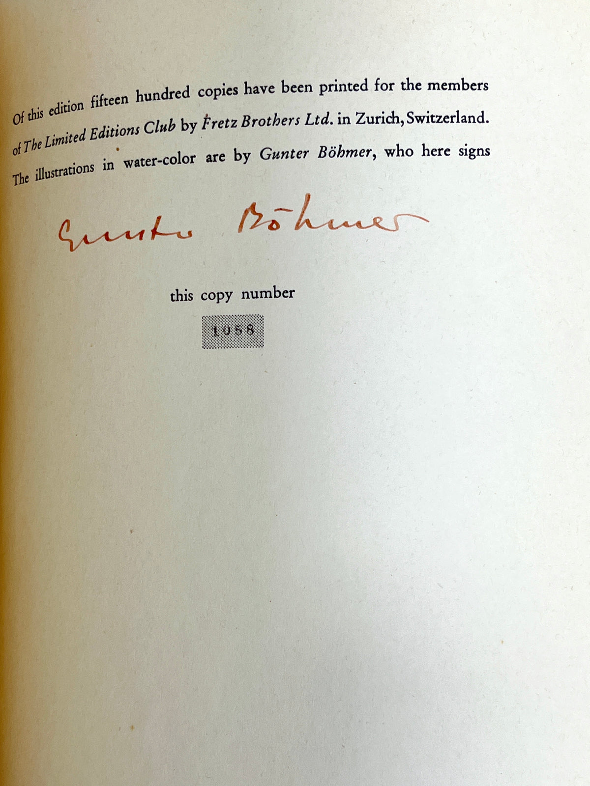 Madame Bovary, Gustave Flaubert, Gunter Böhmer, Limited Editions Club, 1938