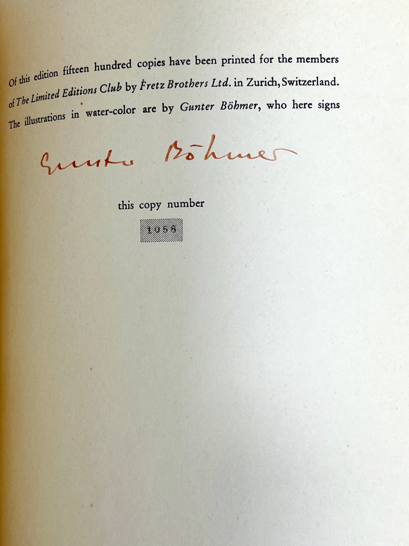 Madame Bovary, Gustave Flaubert, Gunter Böhmer, Limited Editions Club, 1938