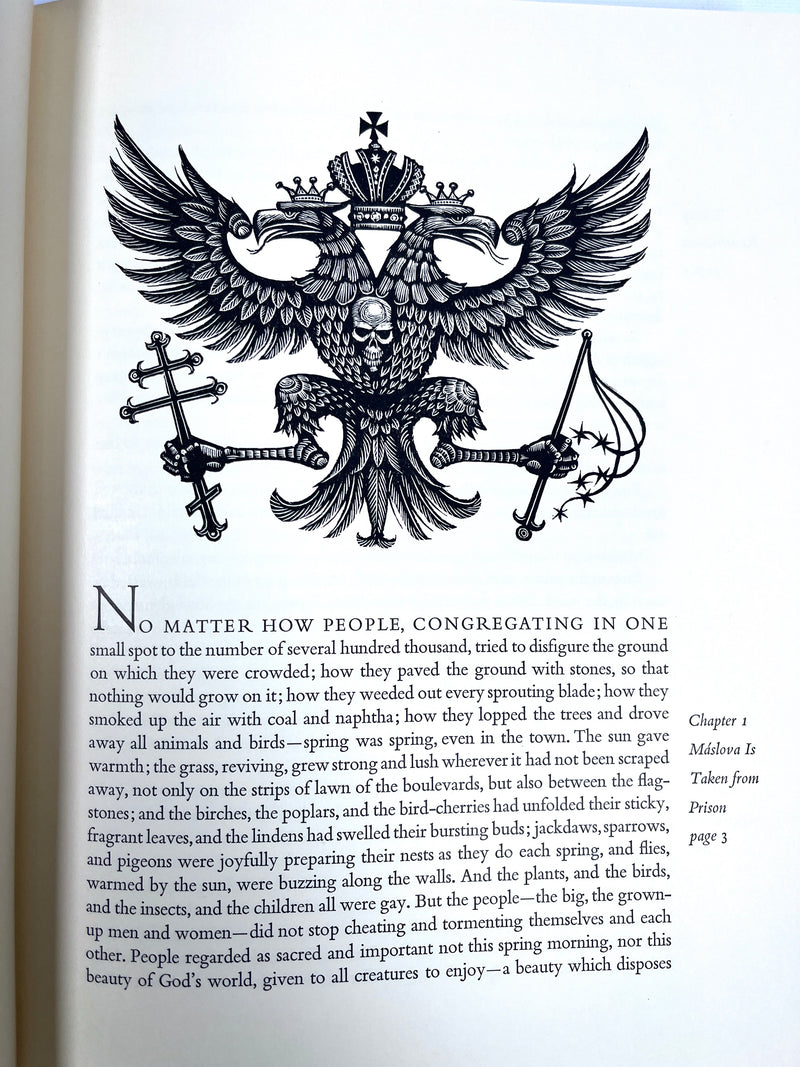 Resurrection, Count Leo Tolstoy, Fritz Eichenberg, Limited Editions Club, 1963, SIGNED, NF HC