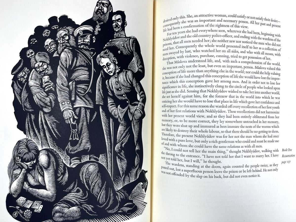 Resurrection, Count Leo Tolstoy, Fritz Eichenberg, Limited Editions Club, 1963, SIGNED, NF HC