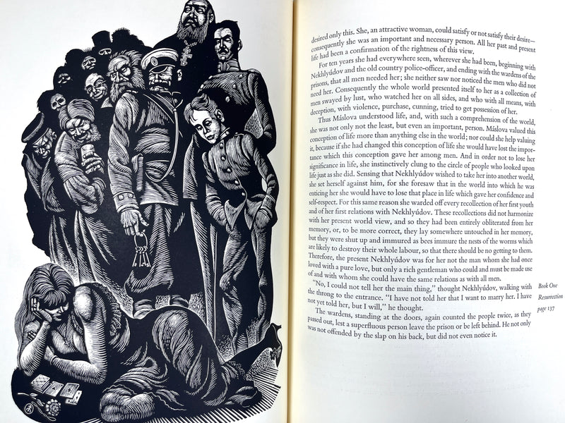 Resurrection, Count Leo Tolstoy, Fritz Eichenberg, Limited Editions Club, 1963, SIGNED, NF HC