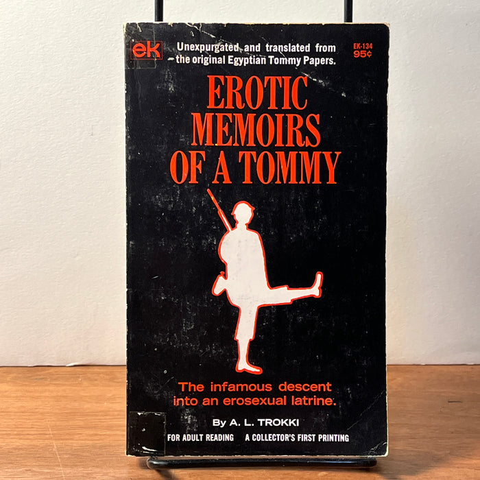 Erotic Memoirs of a Tommy. A. L. Trokki. A Collector's First Printing. Good SC 1967. Vintage Erotica 18+