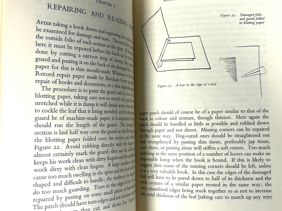 The Repairing of Books, Sheppard Press, First Edition, 1958, Near Fine HC w/dust jacket