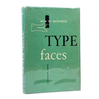 R. Randolph Karch, How to Recognize Type Faces, 1952, Very Good hardcover w/dust jacket