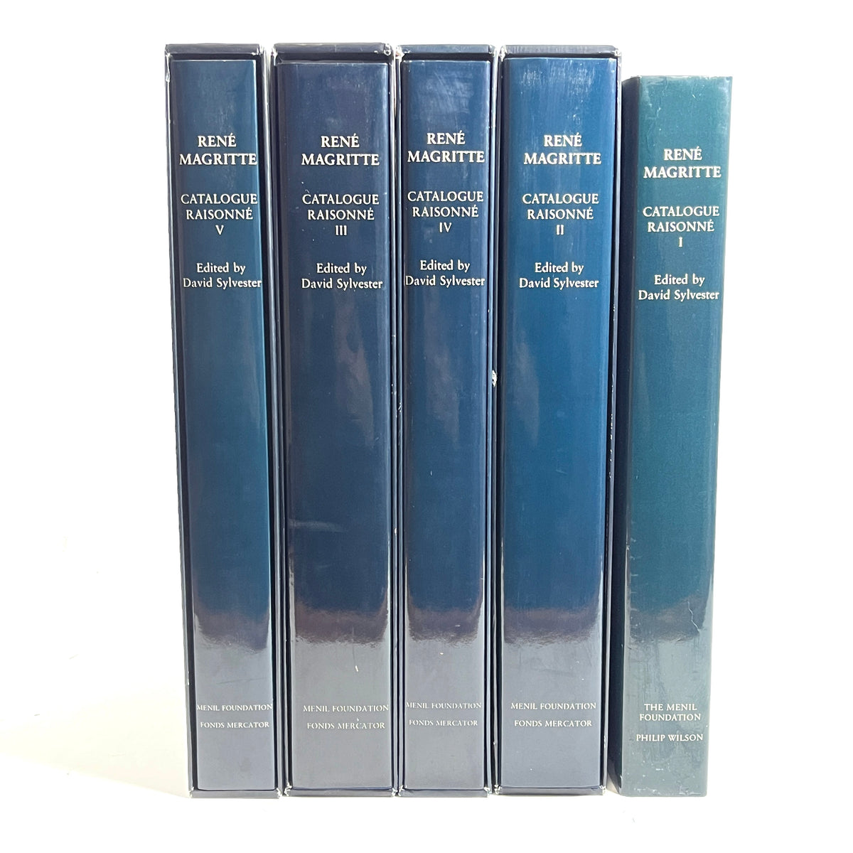 Rene Magritte: Catalogue Raisonne, Vols I-V, Menil Foundation, 1993, NF HC w/DJ + slipcase