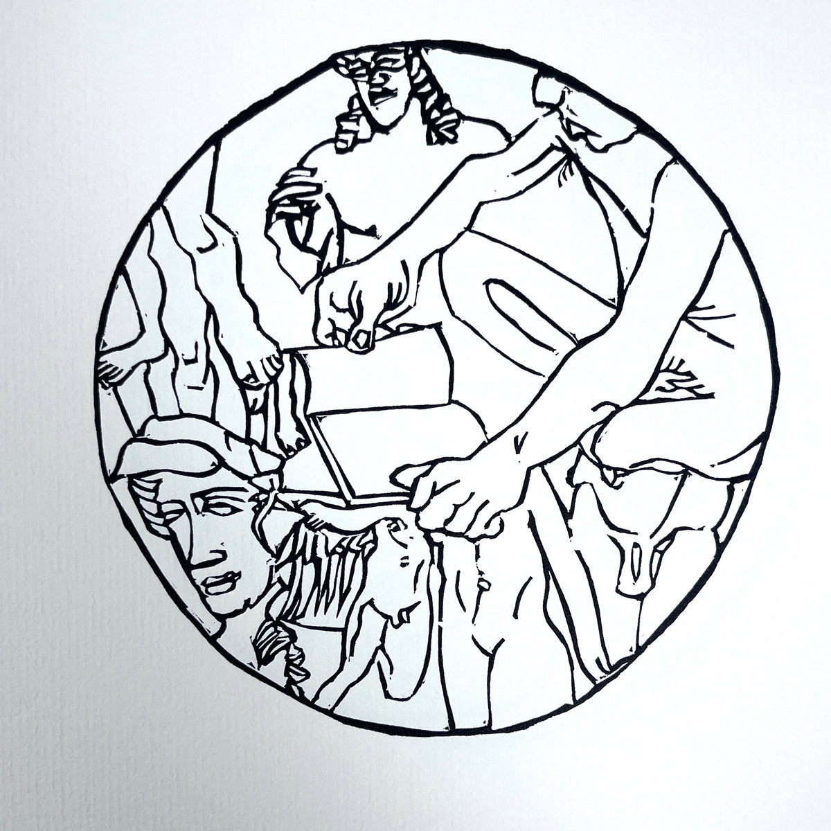 Rick Barton, David Nelson, The Penis is an Angry Face, Running Elk, 1966, #55/100, SIGNED