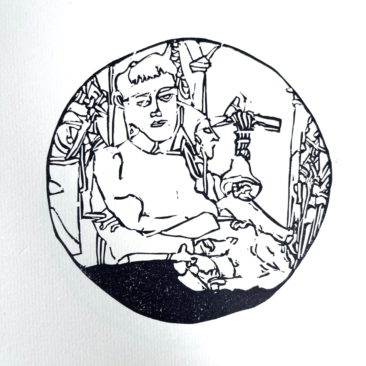 Rick Barton, David Nelson, The Penis is an Angry Face, Running Elk, 1966, #55/100, SIGNED