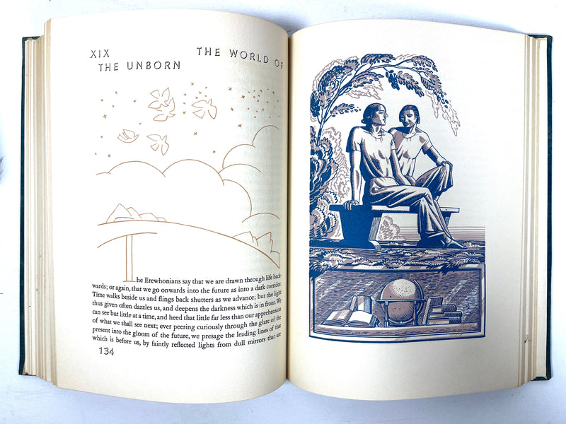 Erewhon, Samuel Butler, Limited Editions Club illust. SIGNED by Rockwell Kent, 1934