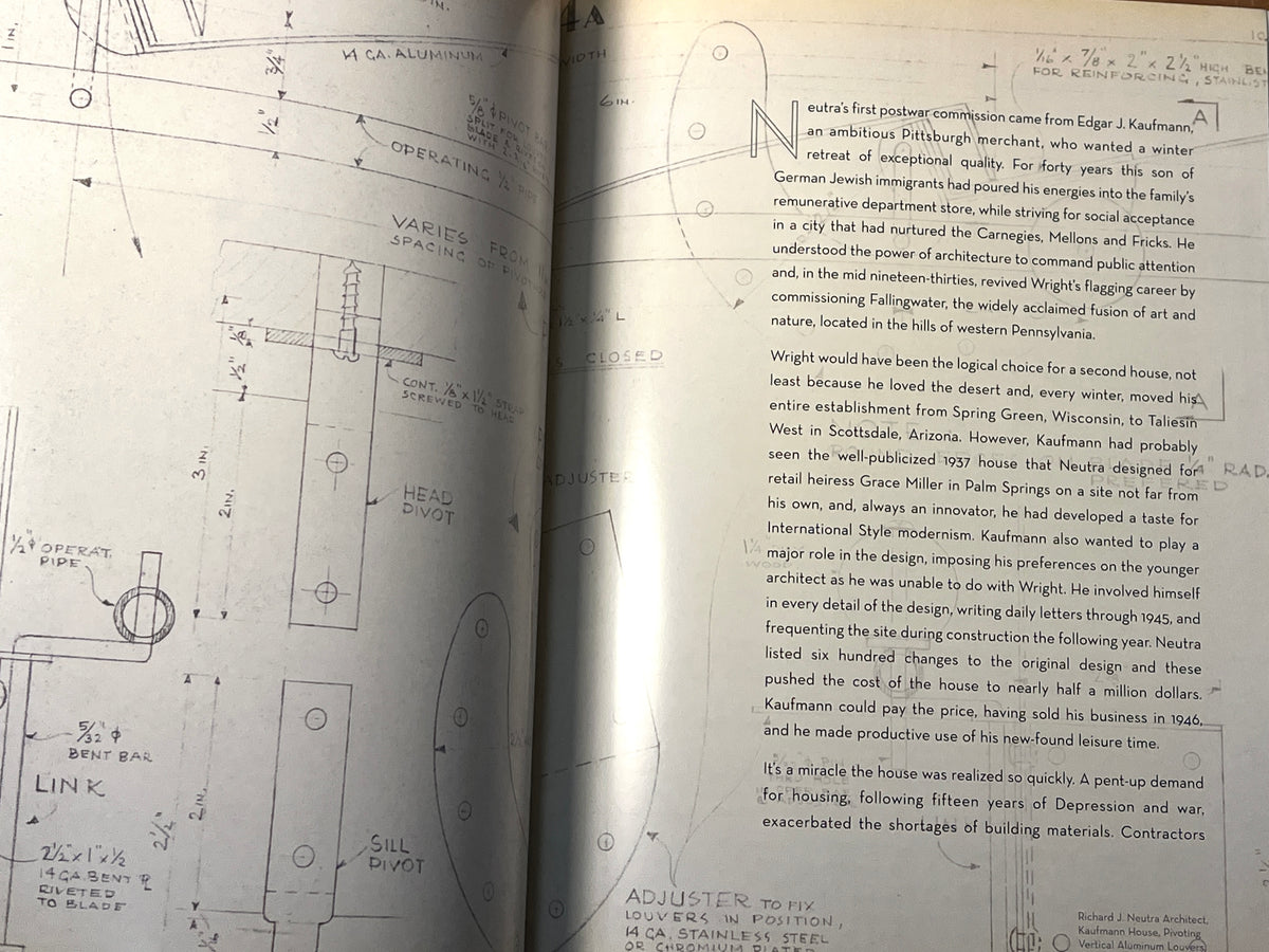 Richard Neutra: The Kaufmann House; Offered at Auction …, Christie's, Fine w/DJ