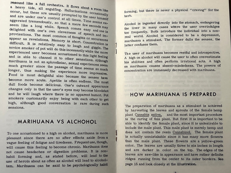 The Pot Book: The History, Cultivation, Preparation and Other Useful Facts on Marijuana, 1968, SC, VG.