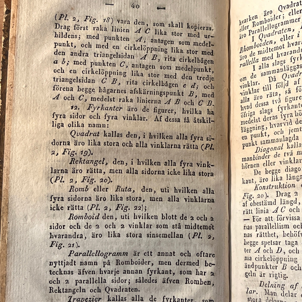 Handbok i Ritkonsten: Innefattande Linearteckning …, Georg Scheutz, 1832, VG