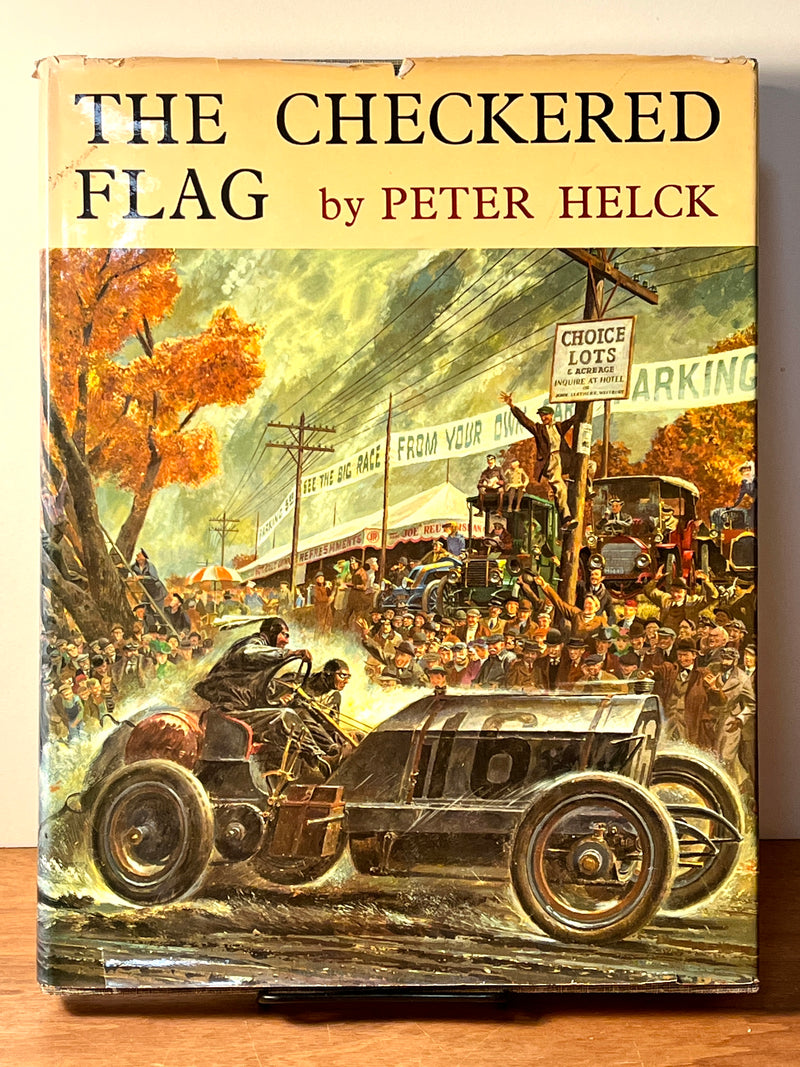 The Checkered Flag, 1961, Peter Helck, Very Good First Edition Folio