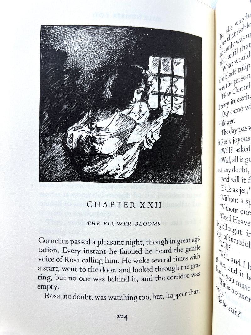 Alexandre Dumas, The Black Tulip, Illus. Frans Lammers, SIGNED VG HC, slipcase