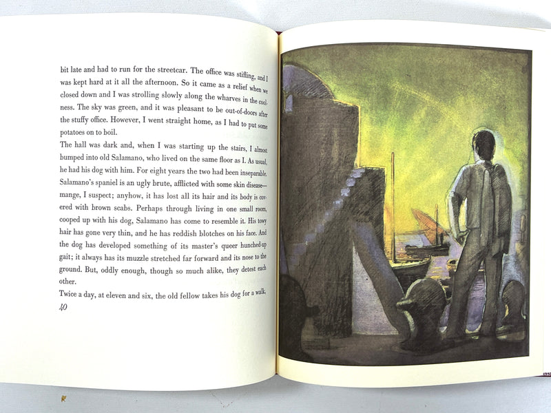 Albert Camus, The Stranger, Illus. by Daniel Maffia, The Limited Editions Club, SIGNED, 1971, Near Fine hardcover w/slipcase.