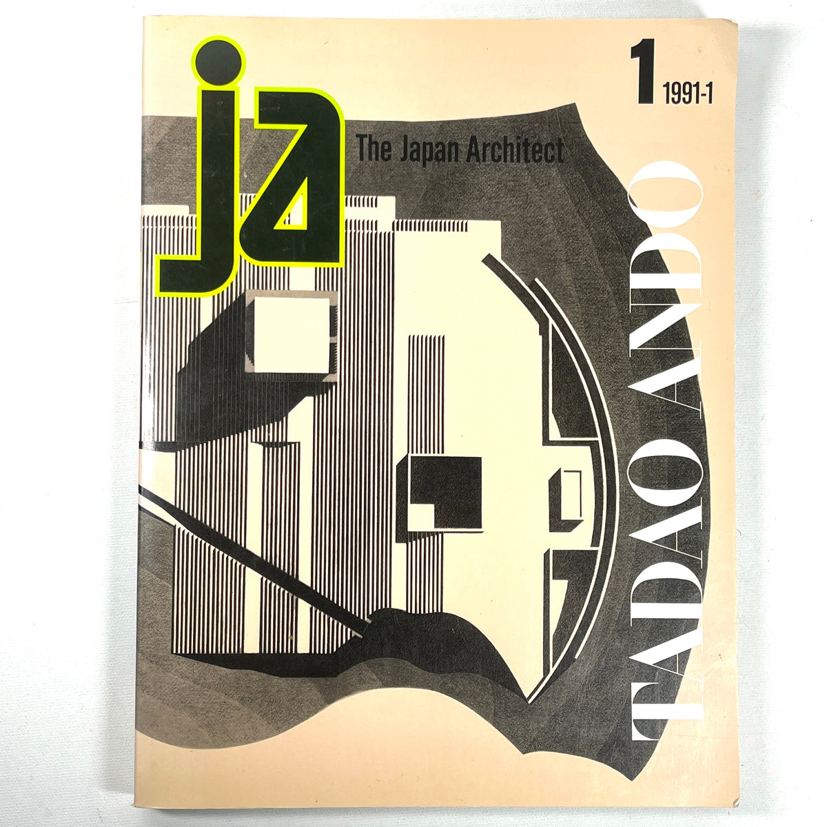 The Japan Architect: Tadao Ando, Issue 1, 1991-1, Very Good+ softcover magazine