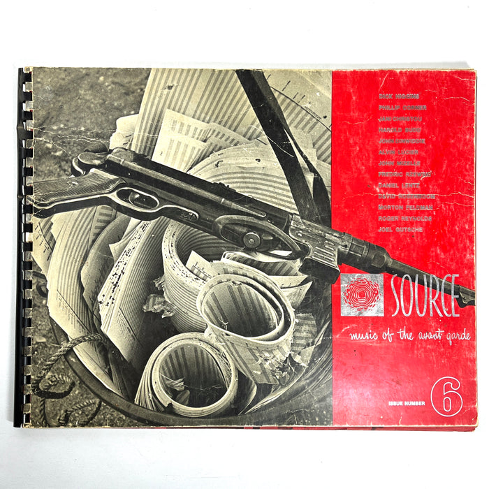 Source: Music of the Avant-Garde, Vol. 3, No. 2, Issue 6, July 1969, Good+ softcover.