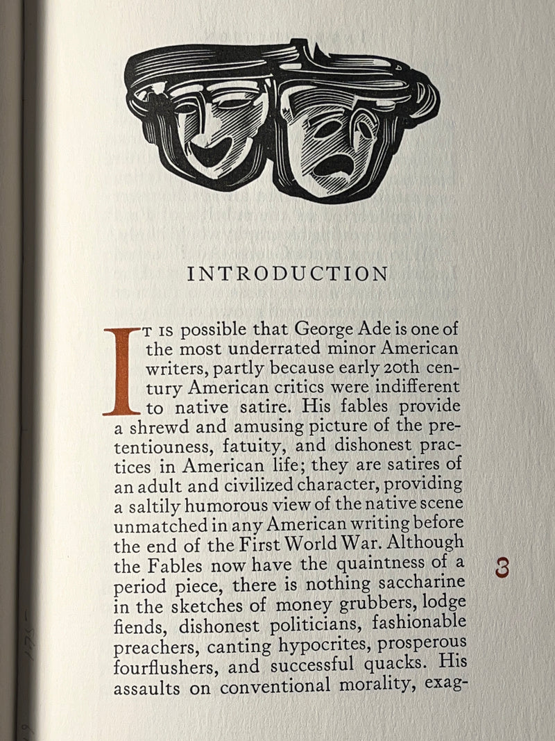 Mrs. Peckham's Carouse: One Act Play, George Ade, John DePol, 1961, 1/250, Fine