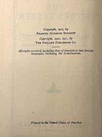 The Secret Garden, Frances Hodgson Burnett, 1911, HC, VG, w/DJ.