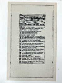 The City of the West, Jessie M. King, T. N. Foulis, 1911, Glasgow Landmarks, VG