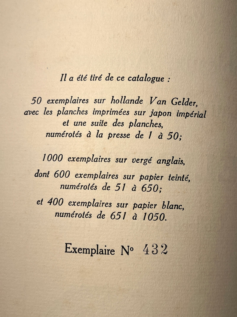 Vente Publique et aux Encheres de Tableaux … de Felicien Rops, 1921, 432/600, VG