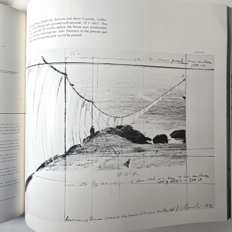 Christo: Running Fence, 1978, SIGNED, Limited Ed., 287/2159, Fine w/Slipcase