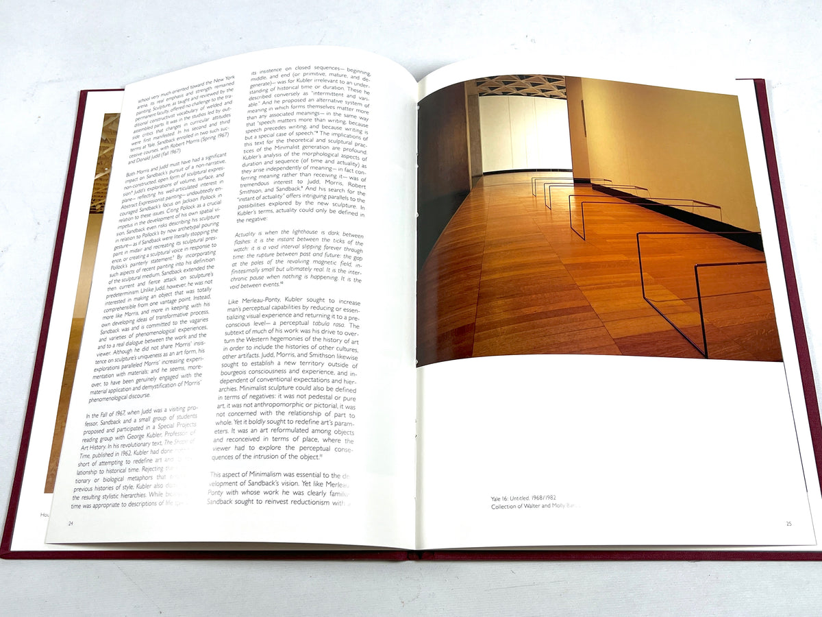 Fred Sandback: Sculpture, Yale University Art Gallery, 1991, Very Good hardcover