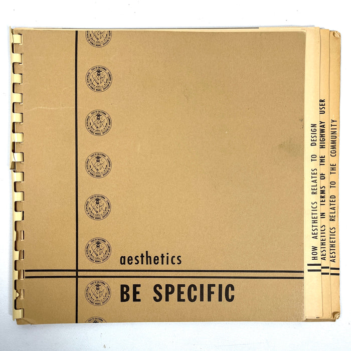 aesthetics -  Be Specific, California Division of Highways, Very Good softcover.