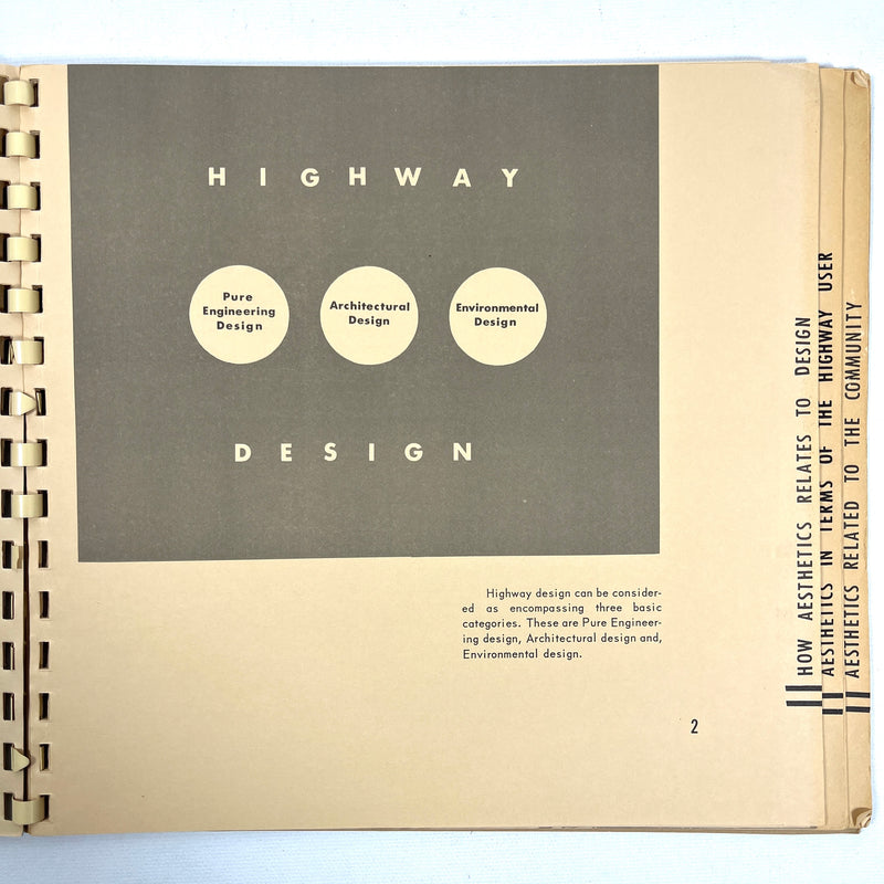 aesthetics -  Be Specific, California Division of Highways, Very Good softcover.