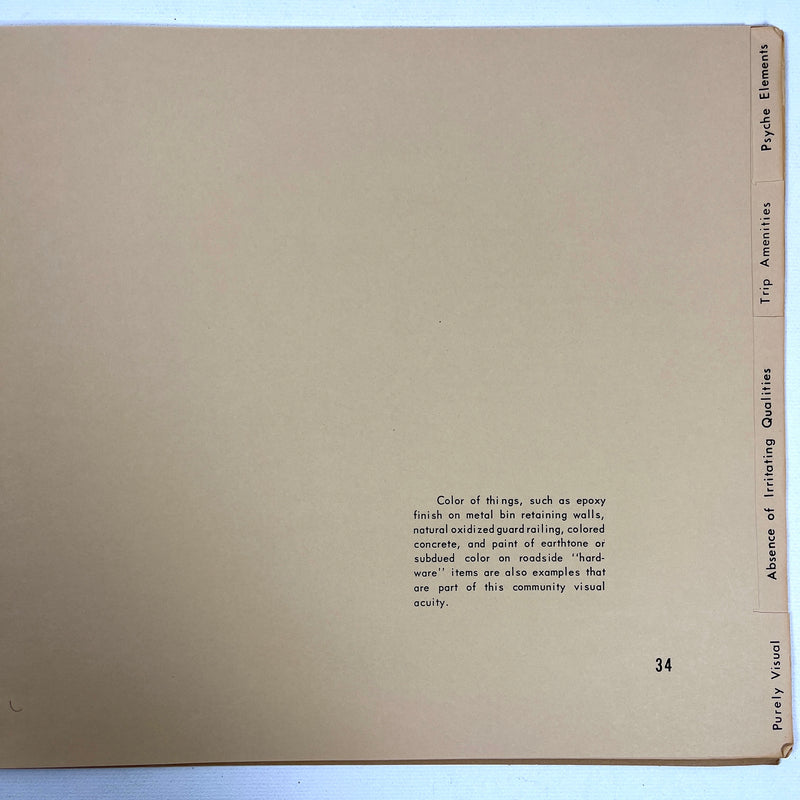 aesthetics -  Be Specific, California Division of Highways, Very Good softcover.